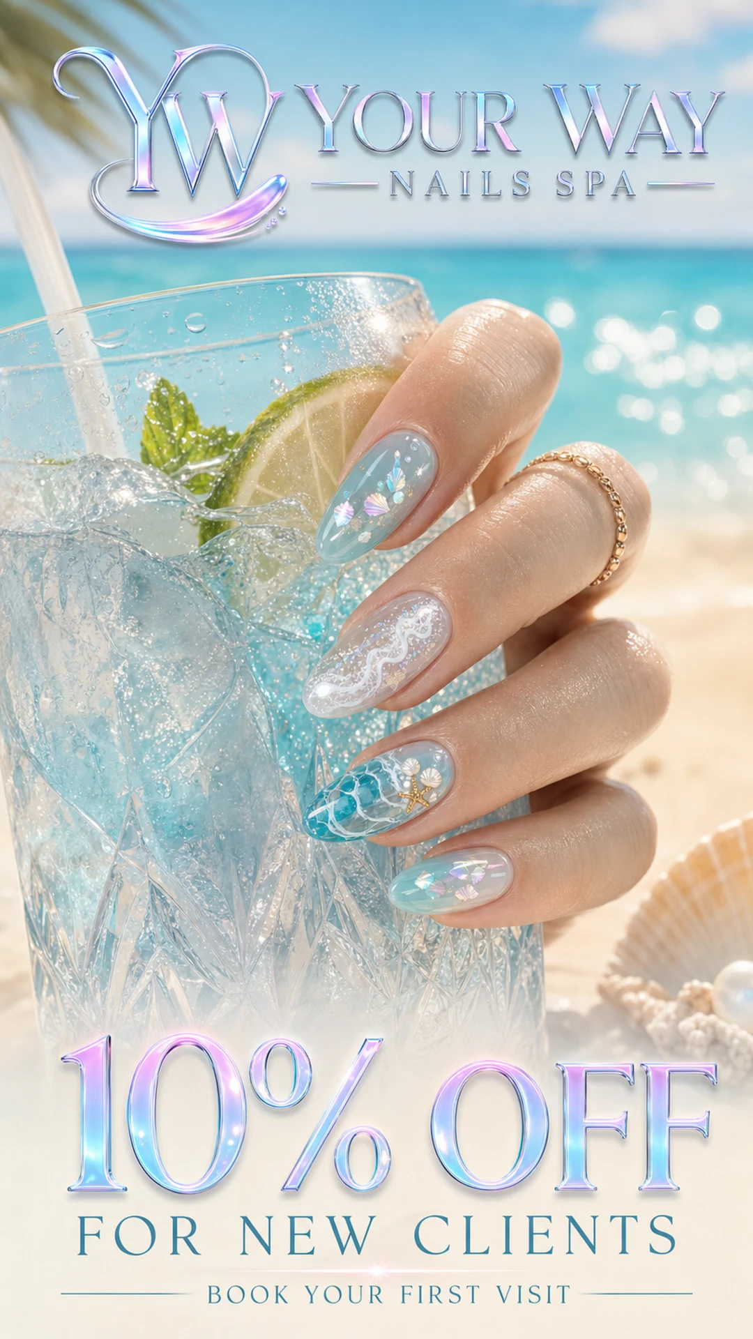 Your Way Nail Spa: 10% off for new clients. Book your first visit.